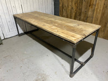 Industrial style Dining Table - seats 10