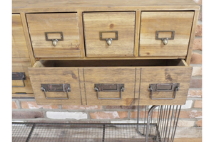 Industrial Apothecary Style Cabinet