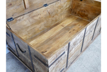 Rustic Industrial Storage Trunk/Coffee Table
