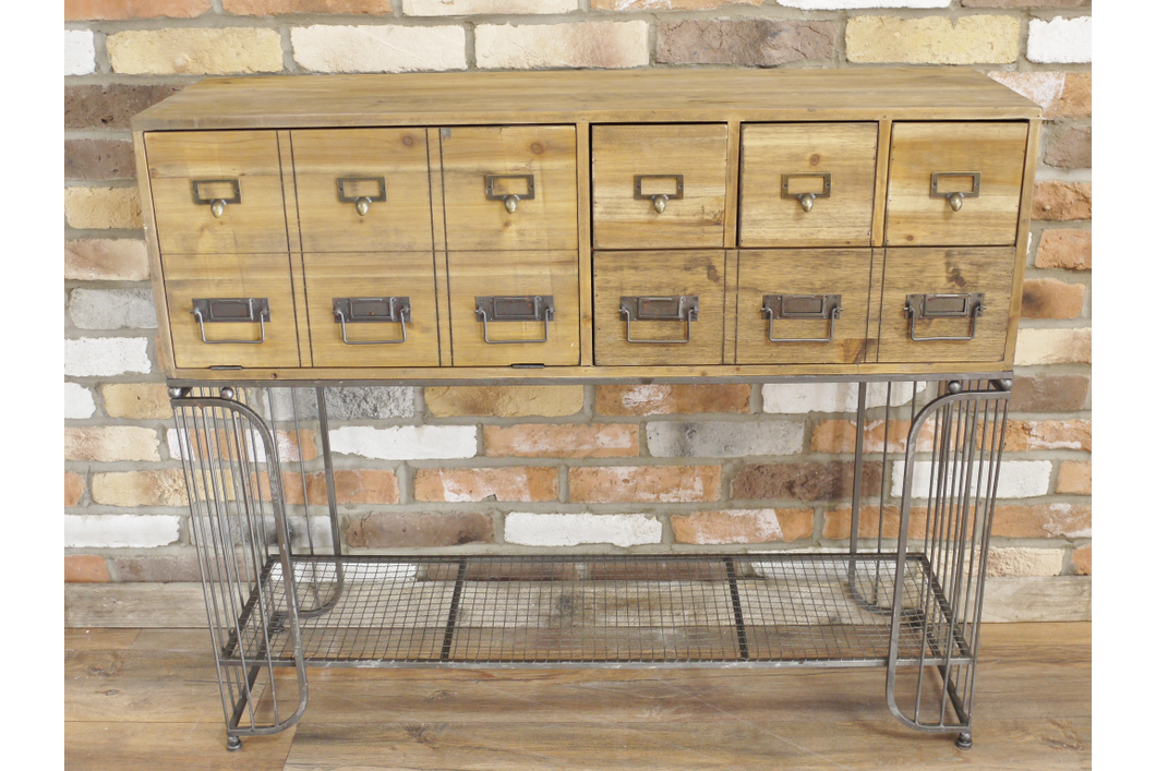Industrial Apothecary Style Cabinet