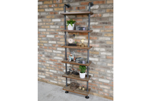 Tall Pipe Wall Shelves