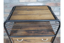 Industrial Rustic Side Cabinet - Side Table - Bedside Cabinet