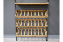 Industrial 'Lean-to' Wine Cabinet