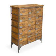 Industrial 18 Drawer Apothecary Chest Cabinet