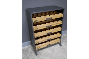 Industrial Wine Drawer Cabinet