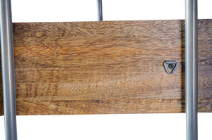 Industrial Style Hall Bench with Coat Rack