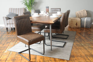 Bari Chair Set of 2 - Vegan Leather