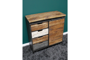 Brand New In! Industrial Rustic Cabinet