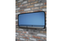 Industrial Mirror with Shelf - New in!