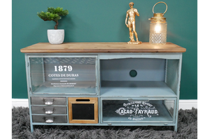 New in! Industrial Vintage TV Cabinet
